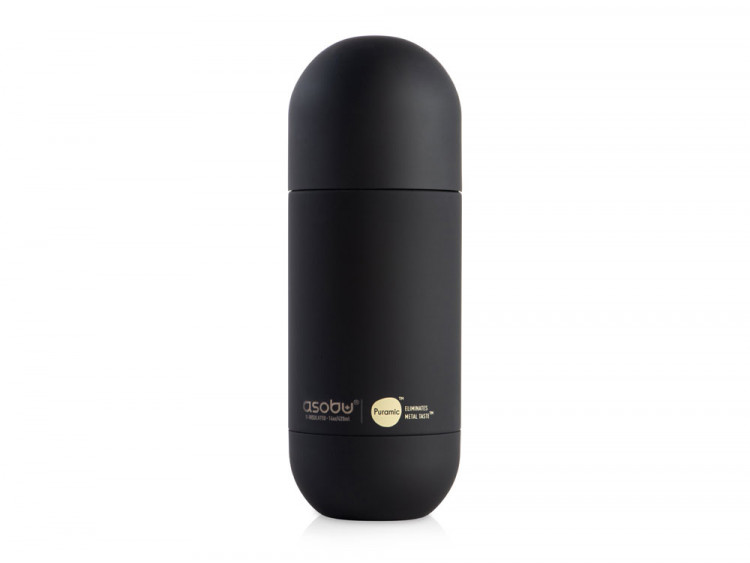 Вакуумный термос ORB с керамическим покрытием, 420 мл, черный