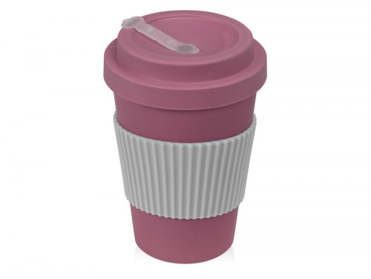 Термокружка Muffin из натуральных волокон, пыльно-розовый