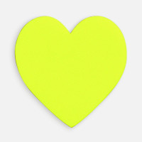 Наклейка тканевая Lunga Сor, M, желтый неон