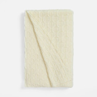 Плед Braidera, белый (молочный)