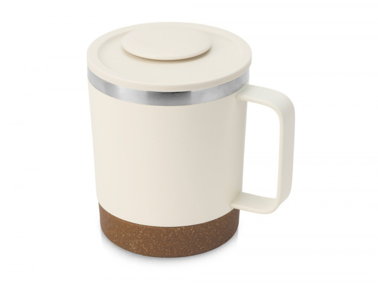 Стальная кружка с двойными стенками Swipe, белый0,00