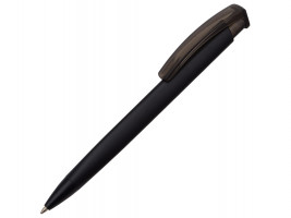 Ручка шариковая пластиковая Trinity K Transaprent Recy, черный