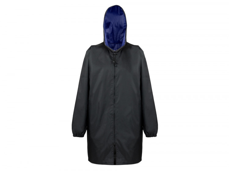 Дождевик Bi-color унисекс, синий классический/черный
