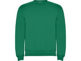 Свитшот с начесом Clasica унисекс, зеленый