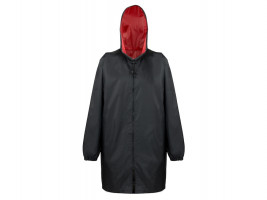 Дождевик Bi-color унисекс, красный/черный
