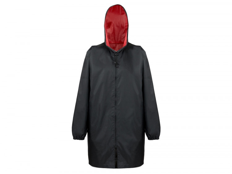 Дождевик Bi-color унисекс, красный/черный