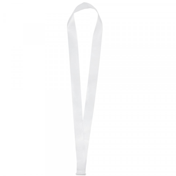 Лента для медали с пряжкой Ribbon, белая