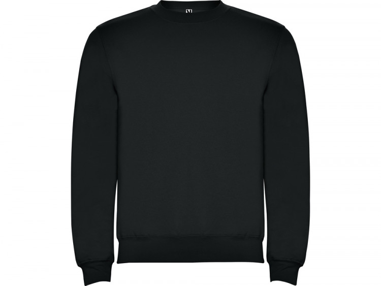 Свитшот с начесом Clasica унисекс, графитовый