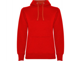 Толстовка с капюшоном Urban женская, красный