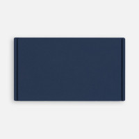 Лейбл из ПВХ Dzeta, M, темно-синий