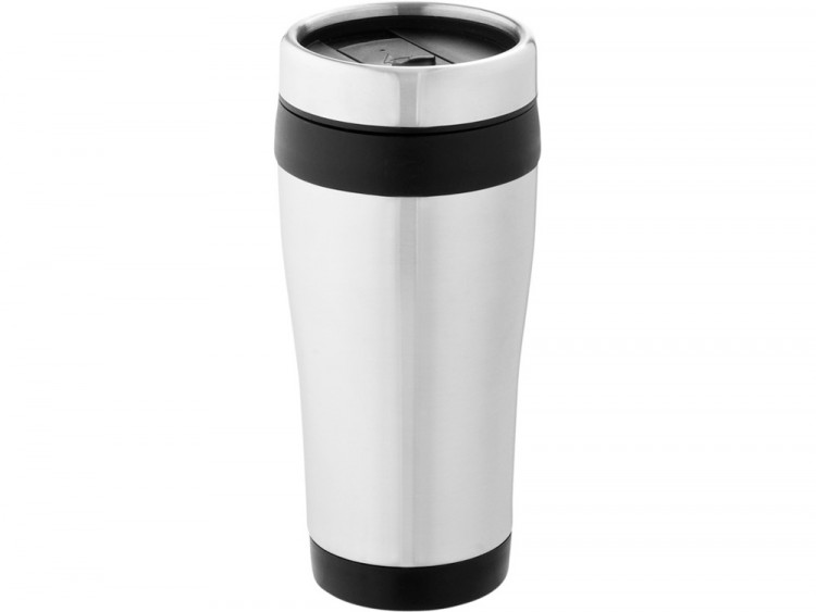 Термостакан Elwood c изоляцией, серебристый/черный