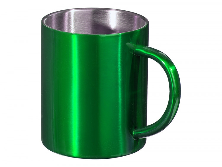 Стальная кружка с двойными стенками Altai, зеленый (Р)