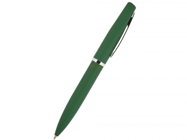 Ручка металлическая шариковая Portofino, софт-тач, 1.0 мм, зеленый