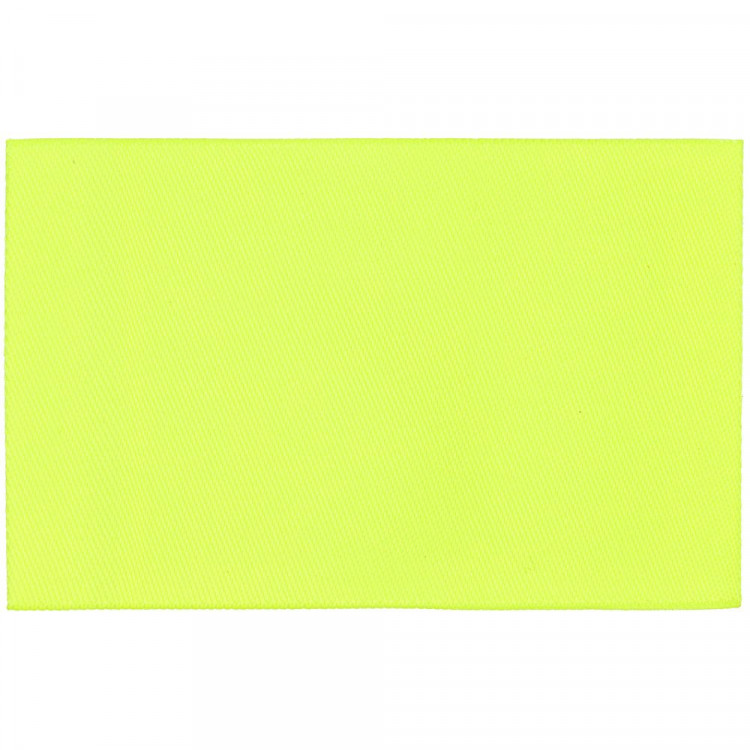 Лейбл тканевый Epsilon, XL, желтый неон