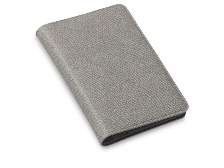 Футляр-книжка на 4-е карты с RFID Favor, серый