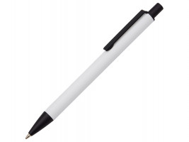 Ручка металлическая шариковая Groove M Recy, белый