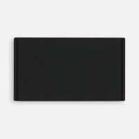 Лейбл из ПВХ Dzeta, M, черный