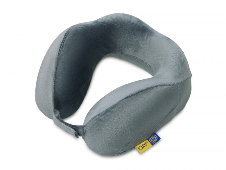 Подушка для путешествий с эффектом памяти Travel Blue Tranquility Pillow, увеличенная (212), цвет серый