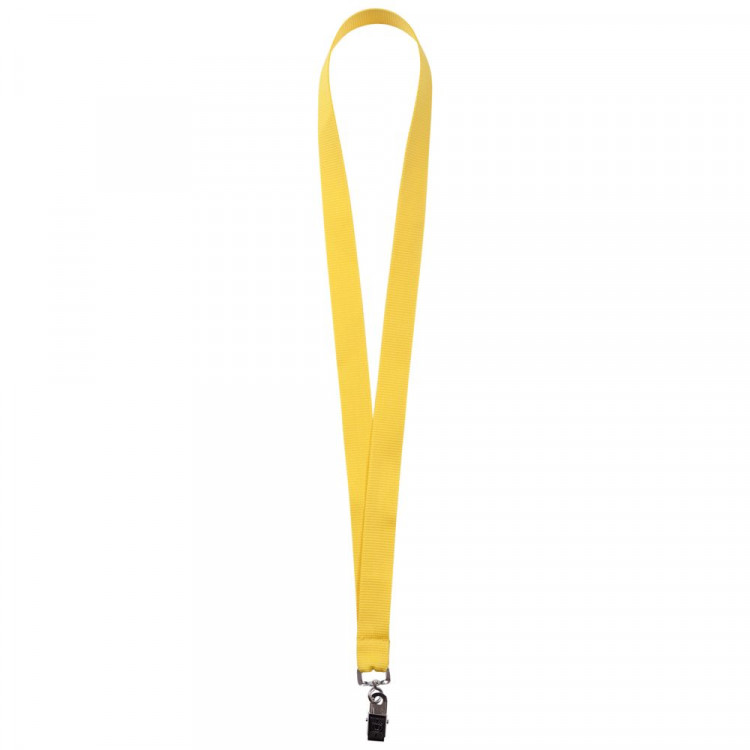 Лента для бейджа Neckband, желтая