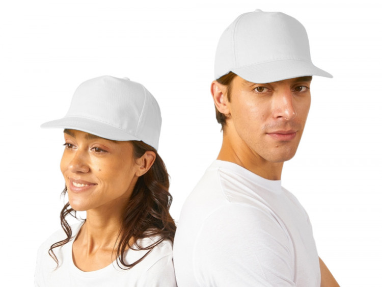 Бейсболка Memphis 5-ти панельная 165 гр, белый