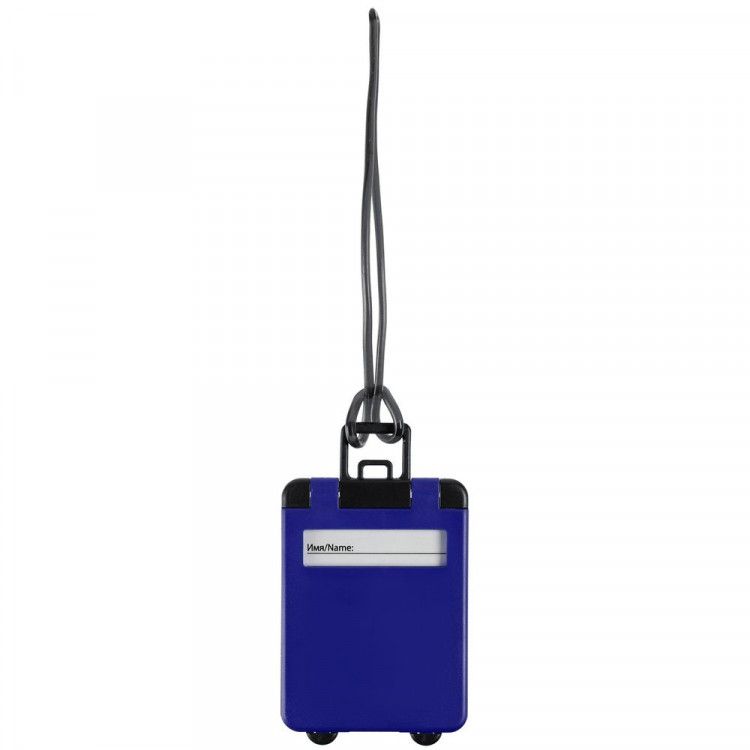 Бирка для багажа Trolley, синяя