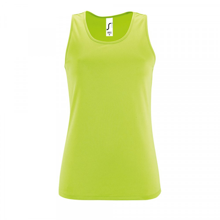 Майка женская Sporty TT Women, зеленое яблоко