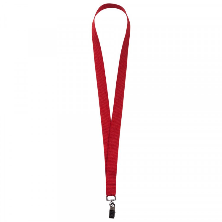 Лента для бейджа Neckband, красная