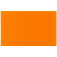 Лейбл из ПВХ Dzeta, ХL, оранжевый неон