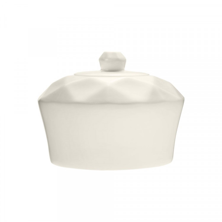 Сахарница Diamante Bianco, белая