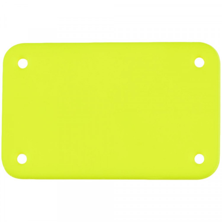 Лейбл из ПВХ Kreta, S, желтый неон