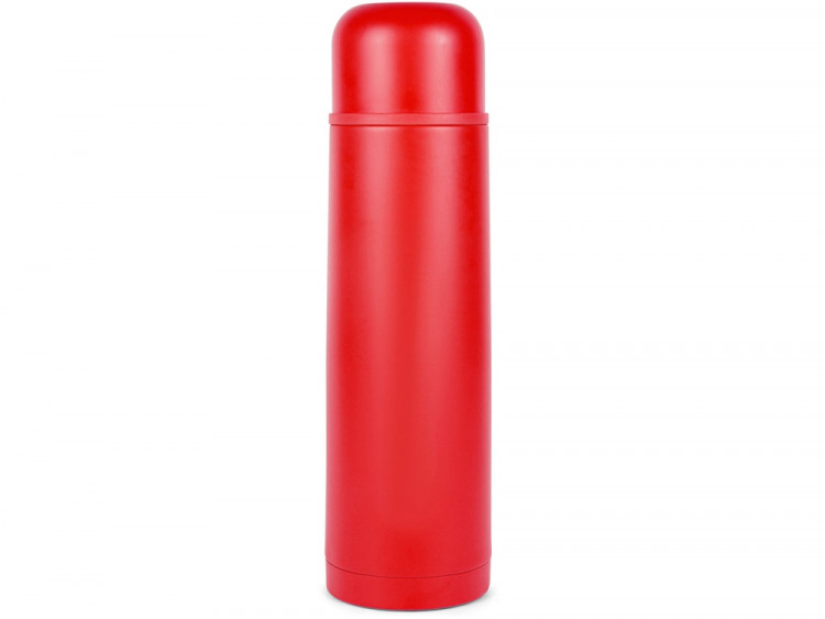 Термос Relaxika 101 (1 литр), красный (без лого)