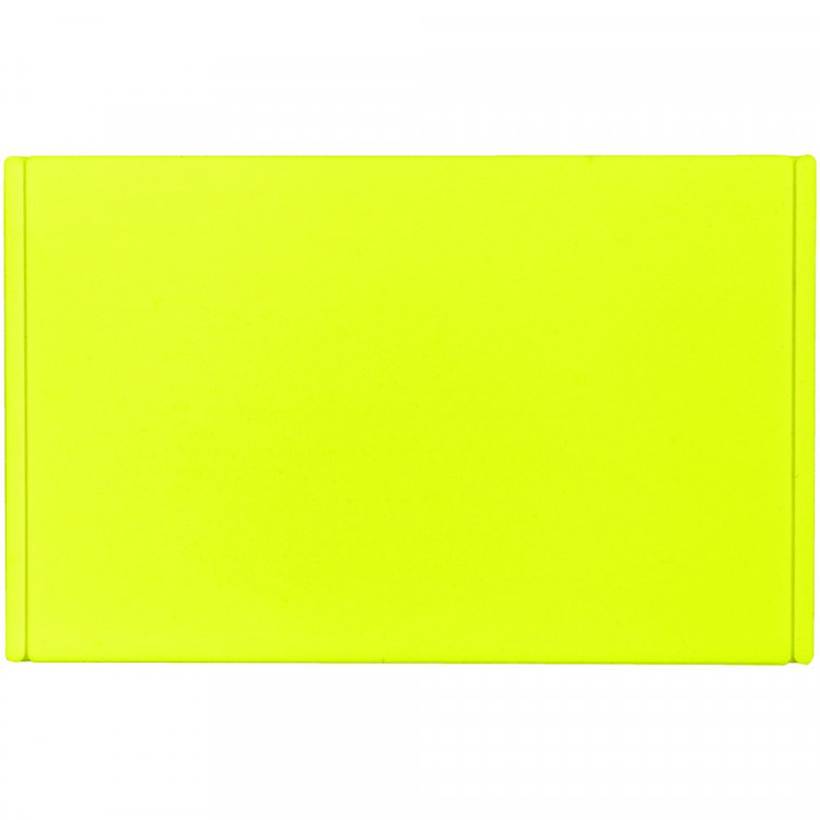 Лейбл из ПВХ Dzeta, ХL, желтый неон