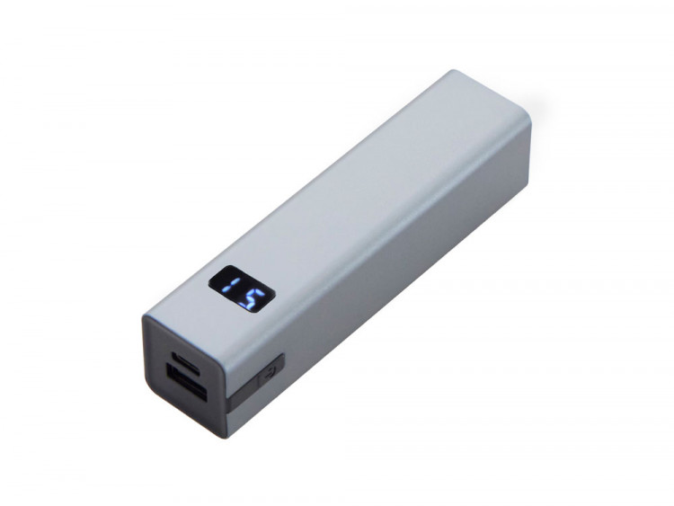 Внешний аккумулятор Rail, 5000 mAh, темно-серый