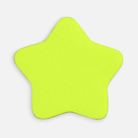 Наклейка тканевая Lunga Bial, M, желтый неон