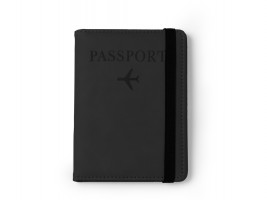 Обложка для паспорта MUNDI из полиуретана, черный