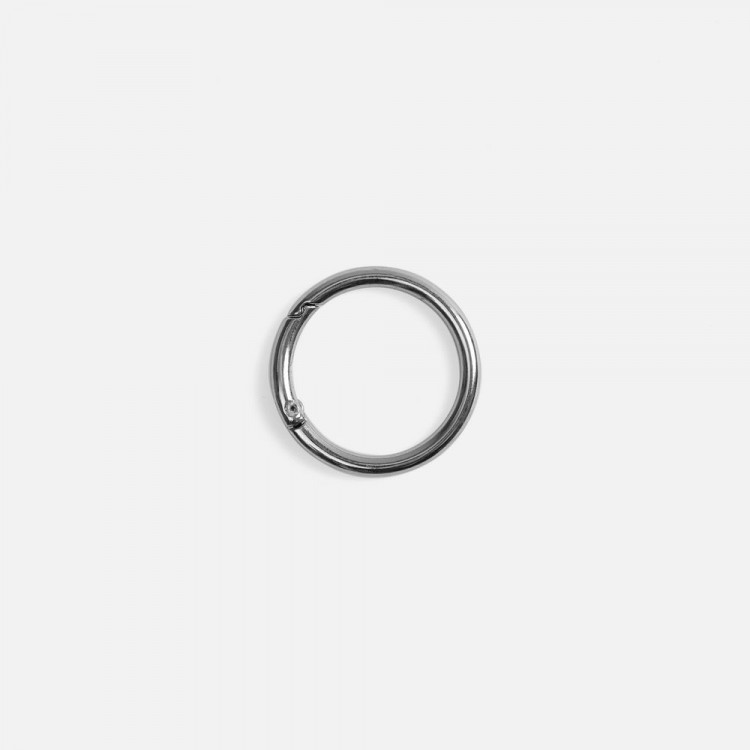 Карабин-кольцо Claus, L, серебристый