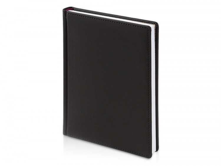 Ежедневник А5 датированный Velvet 2026, черный
