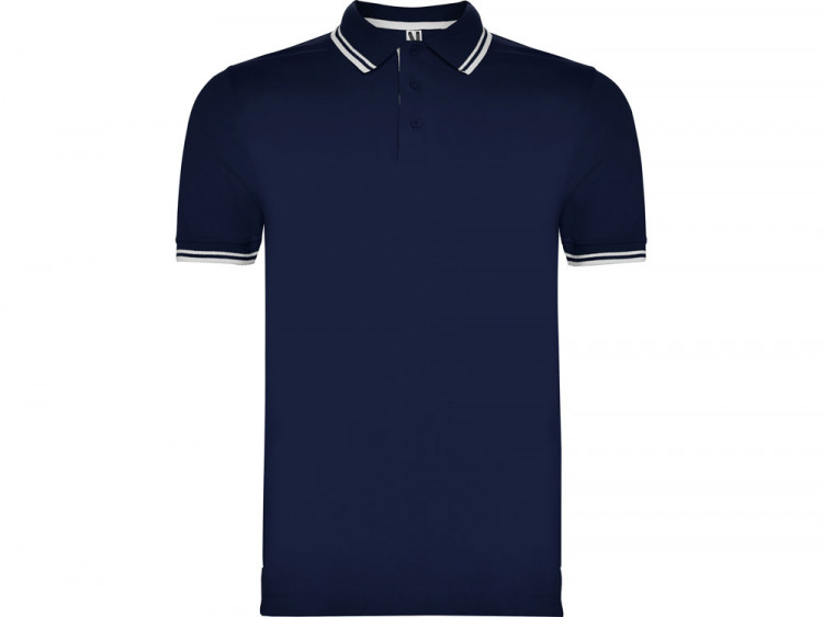 Рубашка поло Montreal мужская, нэйви/белый