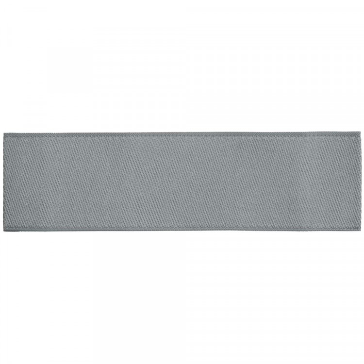 Лейбл тканевый Epsilon, S, серый