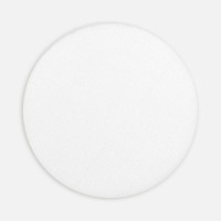 Наклейка тканевая Lunga Round, M, белая