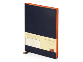 Ежедневник А5 недатированный Mercury, темно-синий Navy