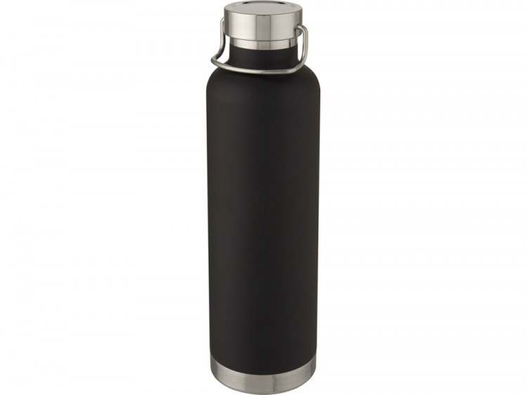 Thor, медная спортивная бутылка объемом 1 л с вакуумной изоляцией, черный
