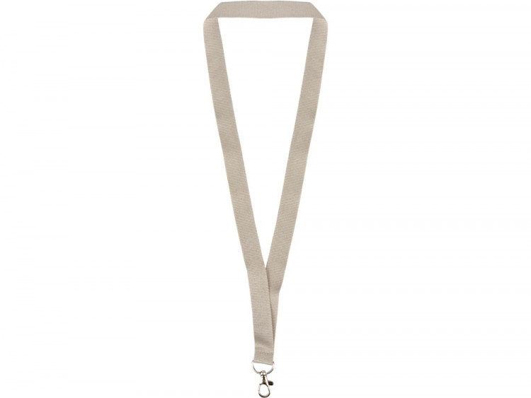 Ланьярд с карабином, бежевый