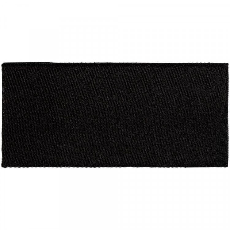 Лейбл тканевый Epsilon, XXS, черный