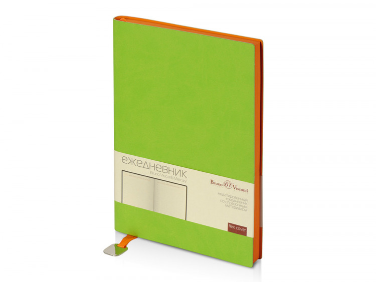 Ежедневник А5 недатированный Mercury, салатовый