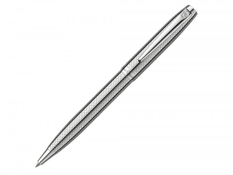 Ручка шариковая Pierre Cardin LEO 750. Цвет — серебристый. Упаковка Е-2.