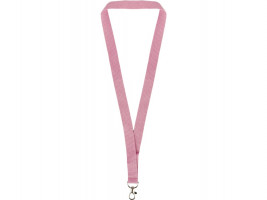 Ланьярд с карабином, пыльно-розовый
