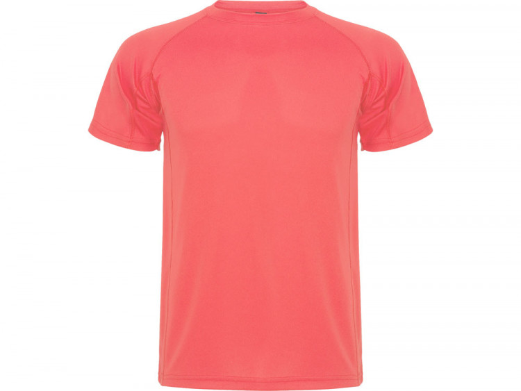 Спортивная футболка Montecarlo мужская, неоновый коралловый
