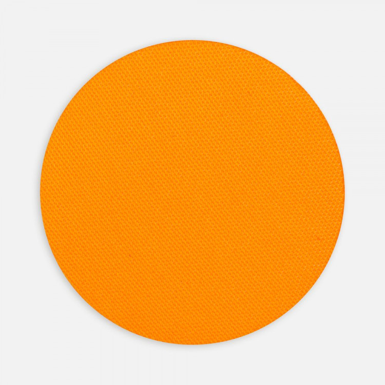 Наклейка тканевая Lunga Round, M, оранжевый неон