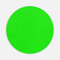 Наклейка тканевая Lunga Round, M, зеленый неон